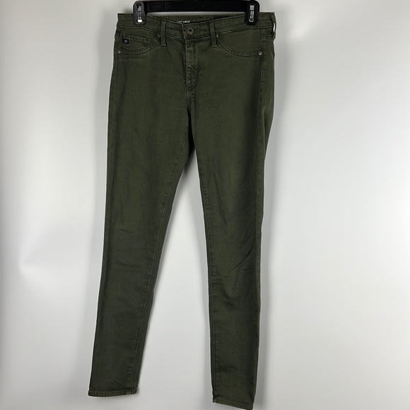 Ag Adriano Goldschmied Denim - AG The Abbey Sateen Mid-Rise Skinny Ankle Jeans Sz: 26R